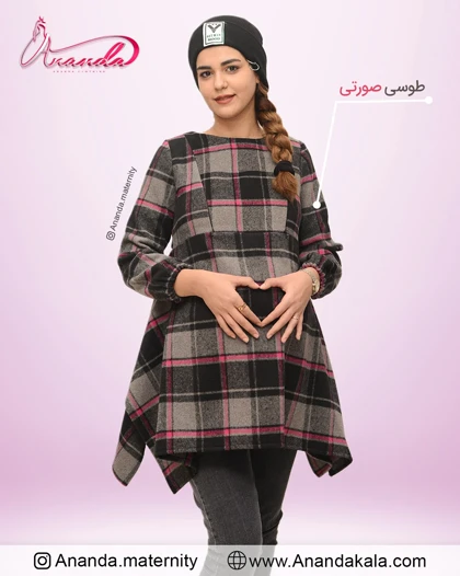 تونیک طرحدار پشمی جانان