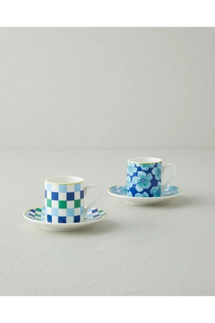 فنجان قهوه دو نفره English Home مدل Solvia New Bone China