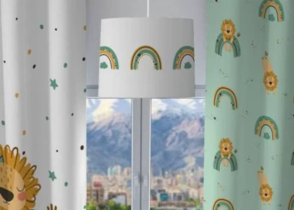 لوستر اتاق کودک برند مینوریا کیدز طرح حیوانات کد p-175