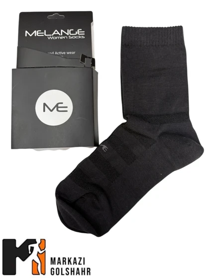 جوراب ساق بلند زنانه ملانژ کد 404