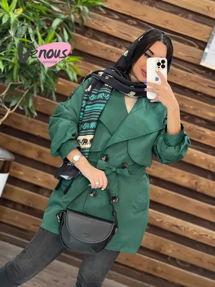 بارانی چهاردکمه سرشونه پاگون