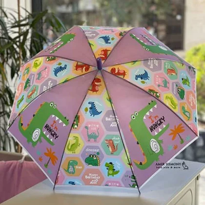 چتر کودک طرح دایناسور
