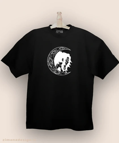 تیشرت لش مردانه و زنانه طرح شیطان کش شخصیت کوکوشیبو کد 993