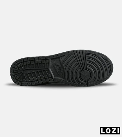 کفش کتانی ساق‌دار مردانه و زنانه سفید مشکی طوسیNIKE jordan 1 مدل 7689