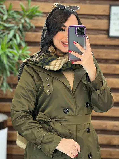 بارانی بلند ژیله پرچی