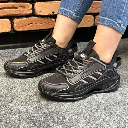 کتانی اسپرت زنانه مدل آدیداس هرموسو ADIDAS HAEMOSO رنگ مشکی کد 85144