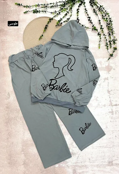 هودی شلوار باربی کد 9595