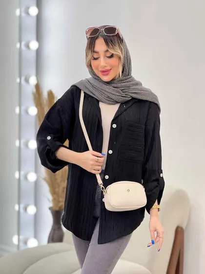 شومیز تک جیب نلی