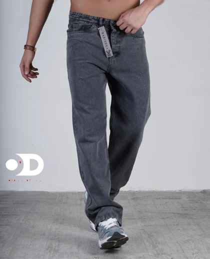 شلوار جدید بگ استایل دودی مردانه با قد 110 سانتی متر