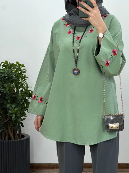 مانتو گلدوزی نرگس 3(ایراد دار)