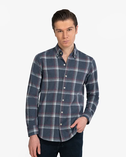 پیراهن مردانه پشمی کد 1856