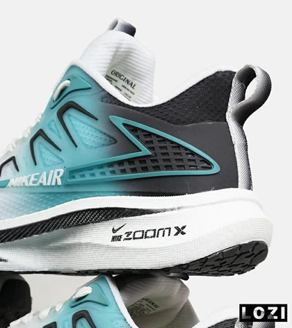 کفش کتانی مردانه سفید آبی NIKE zoom X