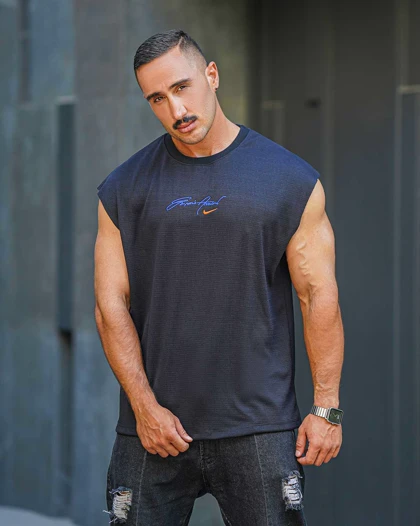 رکابی ورزشی وست NIKE مشکی