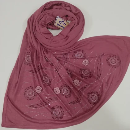شال زنانه کویتی گل برجسته وارداتی کد 64