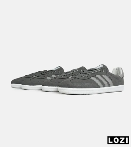کفش کتانی مردانه و زنانه سامبا طوسی ADIDAS Samba مدل 7298