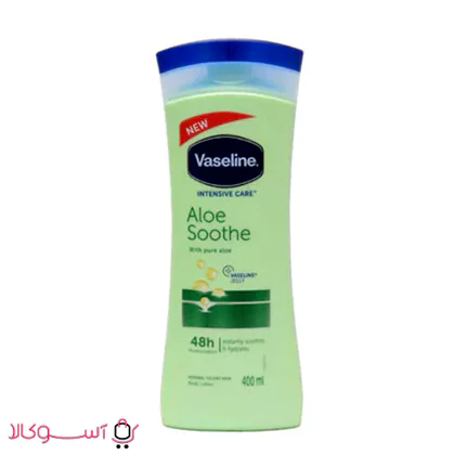 لوسیون بدن وازلین مدل آلوئه ورا aloe sooth حجم 400 میل