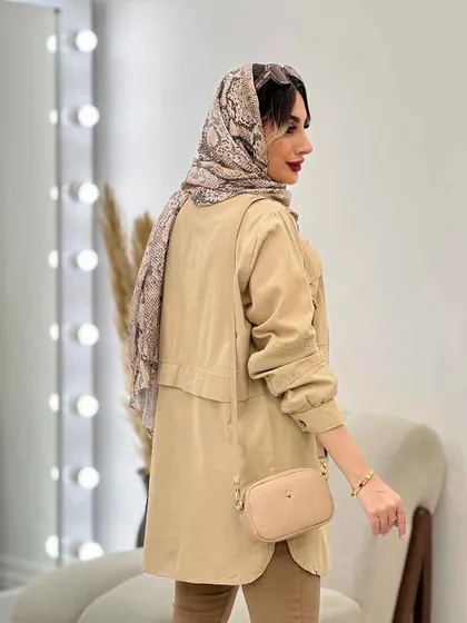 مانتو دو جیب پیله