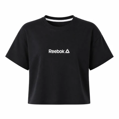 کراپ آستین کوتاه طرح Reebok