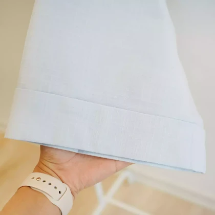 بلوز سرشانه دکمه