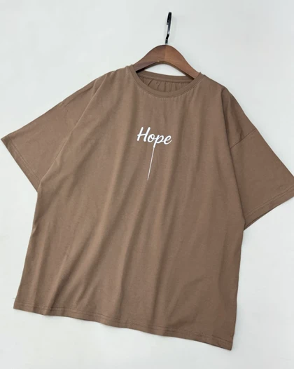 تیشرت باکسی hope