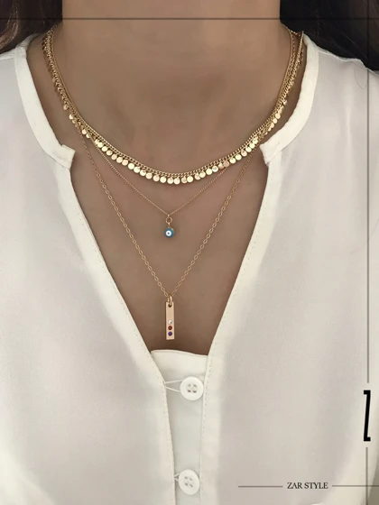 گردنبند پولک آویز