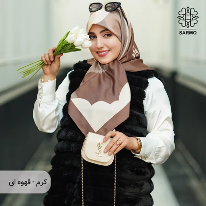 روسری ساتن ابریشم ابرا
