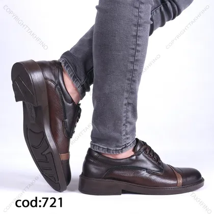 کفش بندی قهوه ای - کد 721(Tb25)