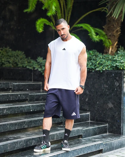 رکابی ورزشی وست ADIDAS سفید