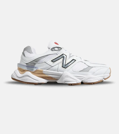 کفش کتانی مردانه سفید طوسی NEW BALANCE 9060