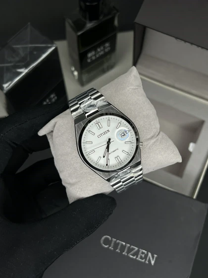 ساعت مچی سیتیزن سویوسا اتوماتیک صفحه سفید Citizen Tsuyosa NJ0150-81A