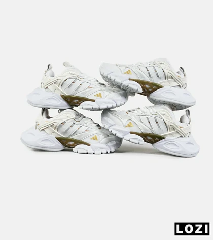 کفش کتانی مردانه و زنانه سفید طلایی ADIDAS performance x9000l4