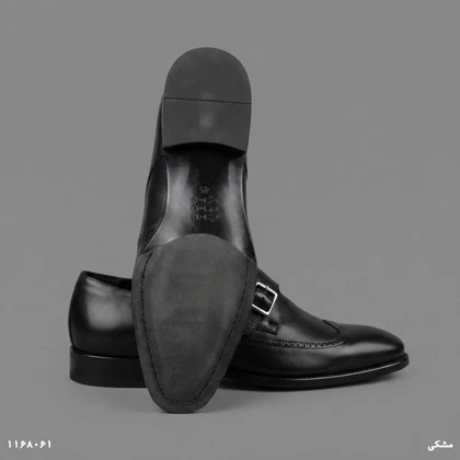 کفش مردانه تک سگک مشکی 1168061