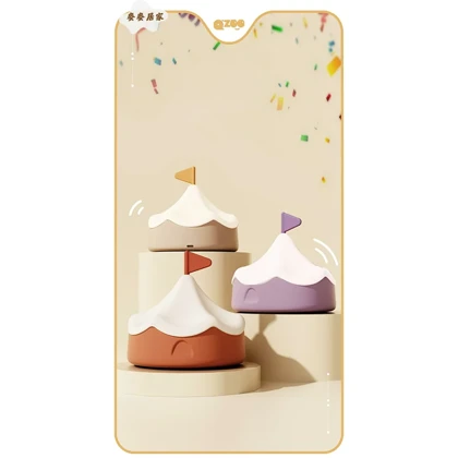 چراغ خواب سیلیکونی فانتزی رومیزی MY-020 طرح سیرک