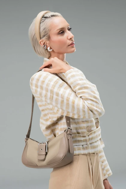 کیف دستی زنانه چرم مصنوعی دیوید جونز DAVIDJONES