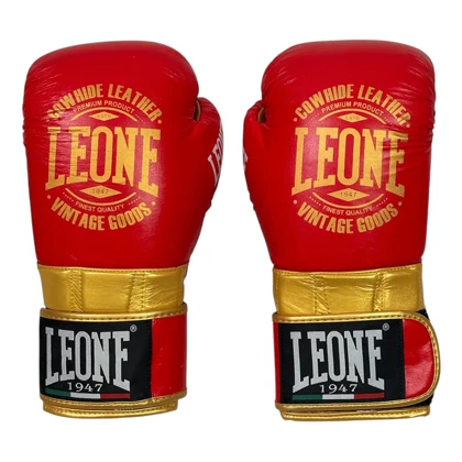 دستکش بوکس چرمی Leone قرمز