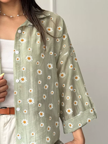 مانتو شومیزی بابونه