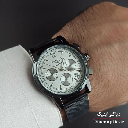 ساعت مچی مردانه برند Longines سه موتور مدل DO1157 حصیری