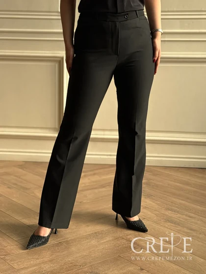 شلوار گاباردین دمپا گشاد قد 109