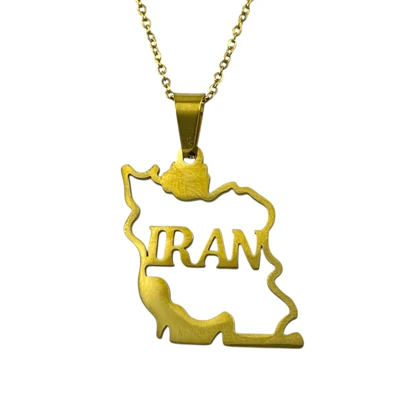 گردنبند زنانه مدل ایران