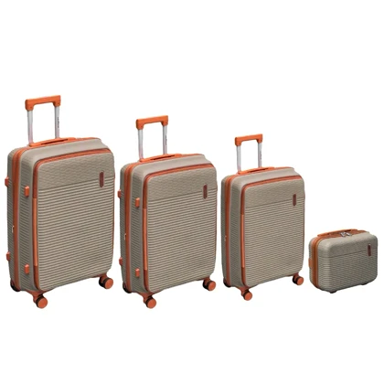 چمدان نشکن اسپید مدل SPEED-SPD213 SERIES سری 4 عددی (به همراه چمدان آرایشی هدیه) - قابلیت باز شدن در از جلو