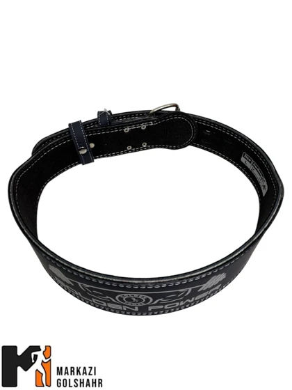کمربند بدنسازی سگکی چرم باریک کد 2006350