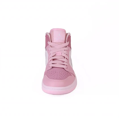 کتانی مستر مدل NIKE air jordan ساق‌دار صورتی کد 0001