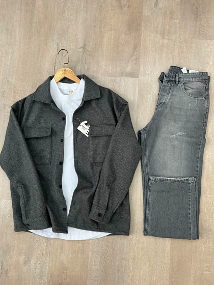 شلوار جین نیم بگ