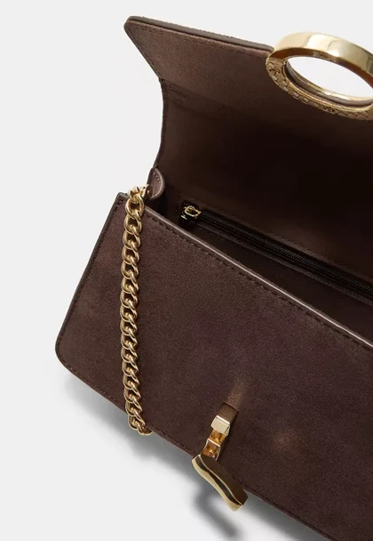 کیف دوشی زنانه مخمل اورجینال استرادیواریوس stradivarius