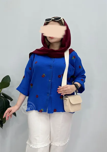 شومیز گلدوزی