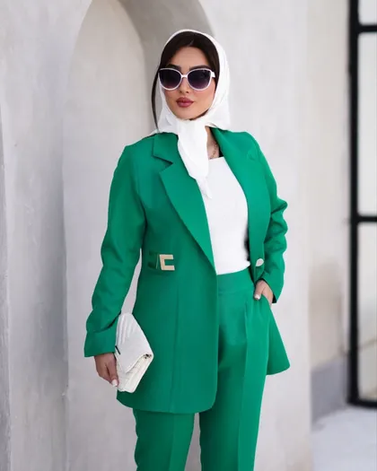 کت و شلوار مدل مجلسی بغل سگک کد 775