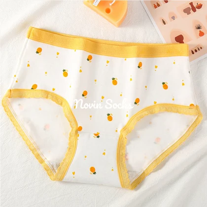 شورت آناناس نارنجی 1255(سایز38تا42)