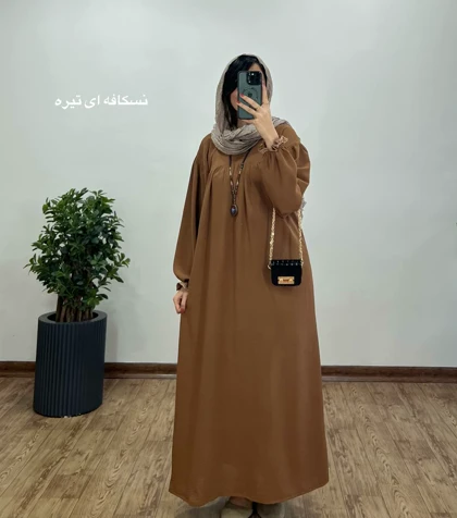 مانتو عبایی بلند رایلی 4 کد 2927