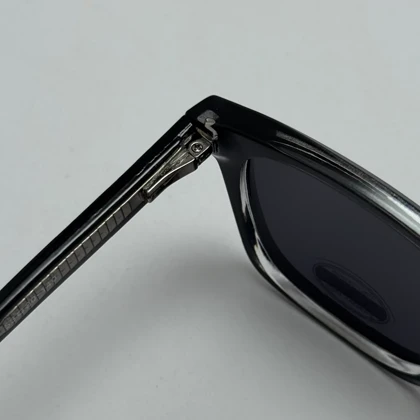 عینک آفتابی پلاریزه دولچه گابانا DOLCE GABBANA دسته سیم کشی شده لولا فنر مشکی کد 7709