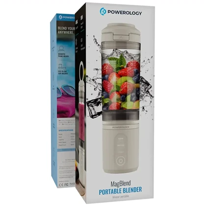بلندر و مخلوط کن شارژی پاورولوژی Powerology مدلPRPBB8301GY قابل حمل